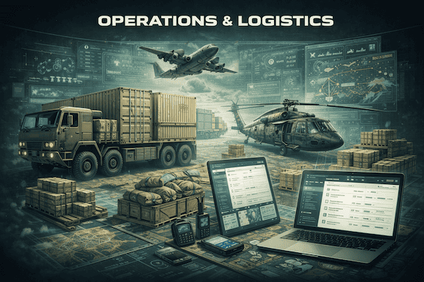 Operations and logistics software interface