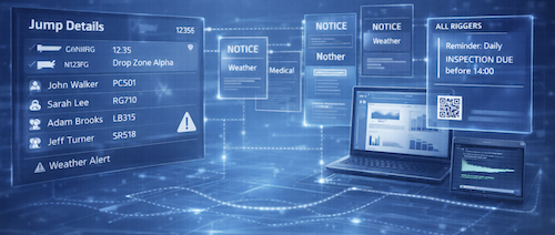 Operational communication board interface
